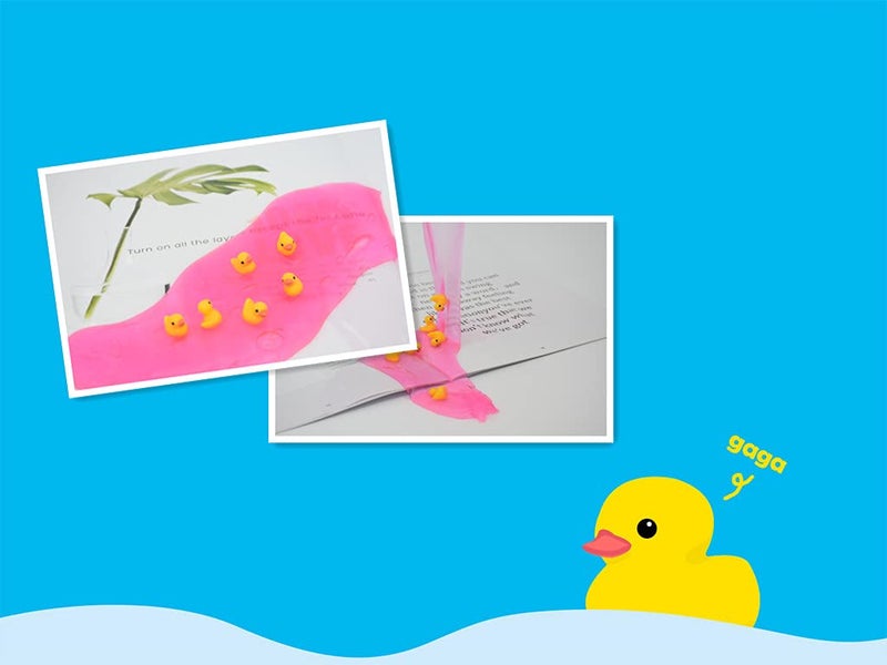 يورونام 70 قطعة من البط الصغيرة من يورونام، بطات صغيرة من الراتنج، زخارف مصغرة للسلايم، بيت الدمى، ديكور الحديقة (أصفر) - Image 4